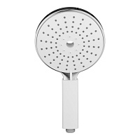 Лейка для душа Swedbe Calypso d140 мм 3 режима без шланга пластик хром/белая (5019)