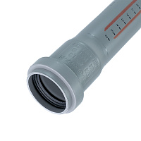 Труба канализационная Ostendorf HTEM d40x150 мм пластиковая для внутренней канализации (111000)