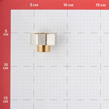 Переходник 1 ВР(г) х 1/2 НР(ш) латунный