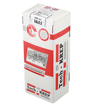 Саморезы универсальные 50x3,5 мм желтые (200 шт.)