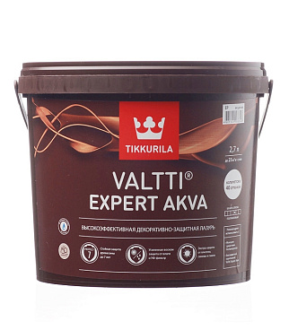 Антисептик Tikkurila/Tikkivala Valtti Expert Akva декоративный для дерева бесцветный 2,7 л