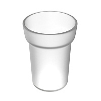 Стакан для ванной Fora Long настольный стекло прозрачный (L029)