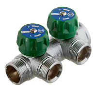 Коллектор Stout 3/4 ВР(г) х 2 выхода 3/4(ЕК) х 3/4 НР(ш) регулирующий (SMB-6850-343402)