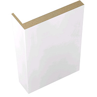 Наличник телескопический Next 1 70х8х2200 мм ПВХ эмалит белый прямой (1 шт.)