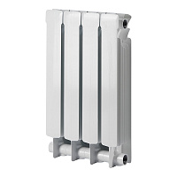 Радиатор биметаллический Rifar Base 500 мм 4 секции 1" боковое подключение белый