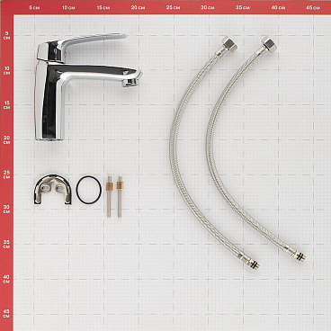 Смеситель для раковины Lavelly Vector однорычажный хром (672199)