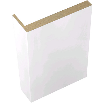 Наличник телескопический Next 1 70х8х2200 мм ПВХ эмалит белый прямой (1 шт.)