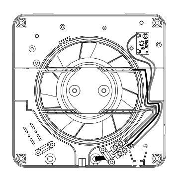 Вентилятор осевой Era 4 с антимоскитной сеткой 150х150 мм d100 мм белый