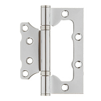 Петля Corsa Deco бабочка универсальная неразъемная 100х75 мм серебро