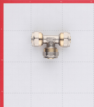 Тройник 16 обж(ц) х 16 обж(ц) х 16 обж(ц)