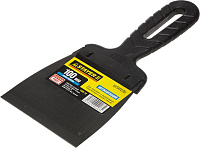 Шпатель STAYER ″PROFESSIONAL″, нержавеющее полотно, с пластмассовой ручкой, 100мм