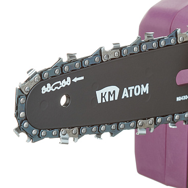 Мини-пила цепная аккумуляторная КМ АТОМ 18 В 4" шаг 1/4" паз 1,1 мм 32 звена без АКБ и ЗУ (CMCS-181)