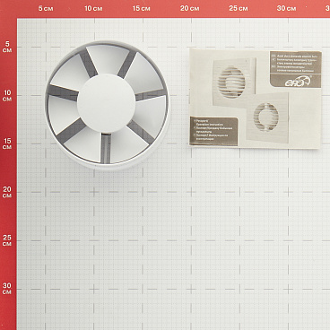 Вентилятор канальный осевой Era Profit d125 мм белый