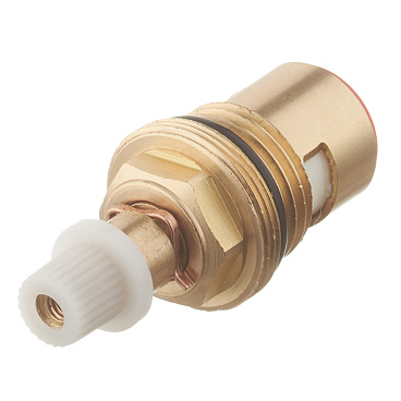 Кран-букса Lemark с керамическими прокладками 1/2х20 мм горячая вода (LM8501R-BL)