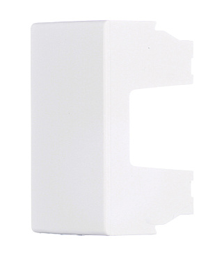 Заглушка для кабель-канала DKC Viva белая 1 модуль (45016)