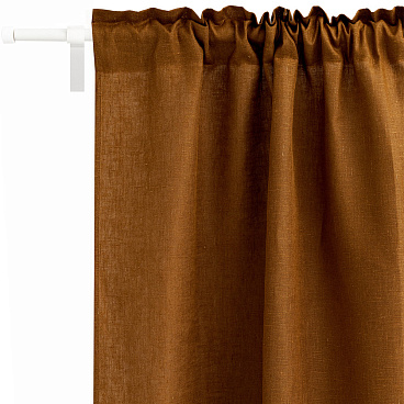 Штора лен бронза 145х300 см Rusby Лен (ТТ-00259514)