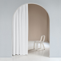 Штора рогожка снег 165х270 см Волшебная Ночь Рогожка (926881)