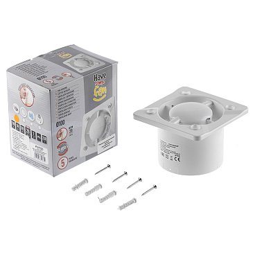 Вентилятор осевой Awenta KW100 без панели d100 мм белый