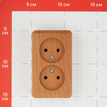 Розетка Systeme Electric Этюд накладная бук (PA16-005T)