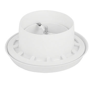 Анемостат приточно-вытяжной регулируемый Era с фланцем и стопорным кольцом d100 мм белый