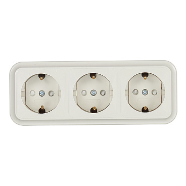 Розетка Svet накладная бежевая (EV0361-8432)