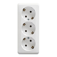 Розетка Systeme Electric Этюд накладная белая (PA16-011B)