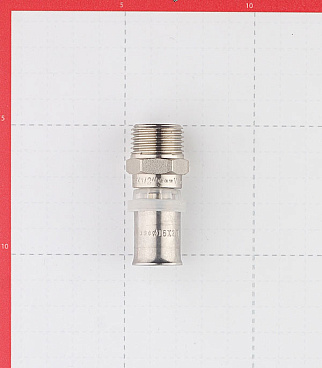 Соединитель прямой VALTEC (VTm.201.N.001604) 16(пресс) х 1/2 НР(ш)