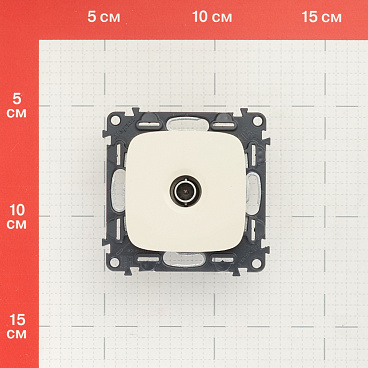 Розетка телевизионная Legrand Valena Allure встраиваемая слоновая кость (753851)