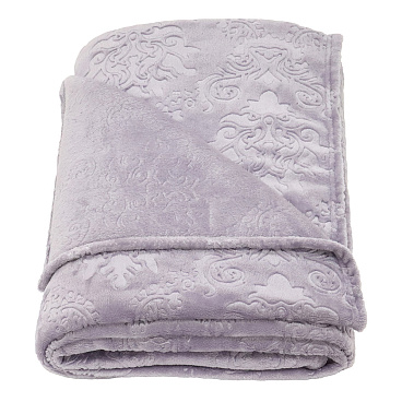 Плед 200х220 см Belezza Кристалл микрофибра фиолетовый