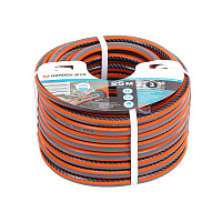 Шланг поливочный 1/2 25 м трехслойный Garden Жук ПВХ армированный (8906-00)