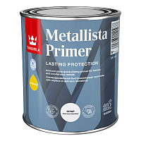 Грунт антикоррозионный Tikkurila/Tikkivala Metallista Primer белый база АP матовая 0,9 л