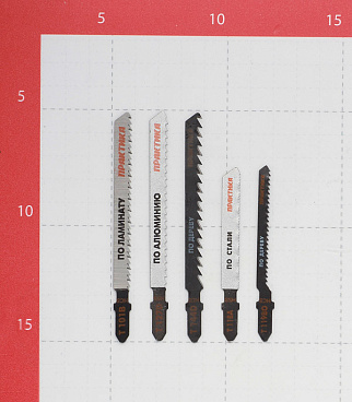 Пилки для лобзика Практика (036-384) универсальные криволинейный рез набор (5 шт.)