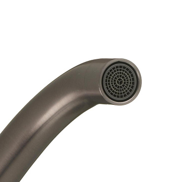 Смеситель для кухни Corsa Deco Everest графит с высоким изливом однорычажный (FKESMG)