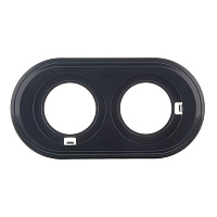 Рамка Bironi Лизетта двухместная черная ретро (BF1-620-23)