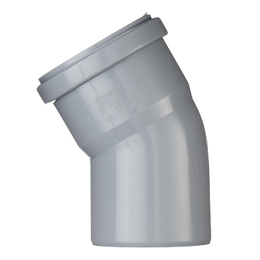 Отвод Ostendorf HTB d75 мм 30° пластиковый для внутренней канализации (113110)