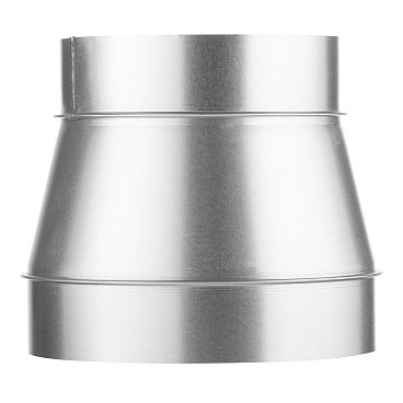 Переход с круглых воздуховодов d160 мм на круглые d200 мм оцинкованный