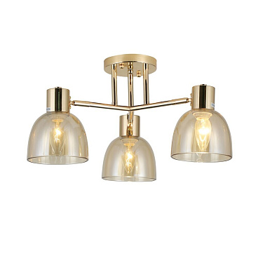 Люстра потолочная Schaffner Lettore E14 120 Вт 15 кв.м (4570-3 GD)