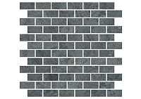 Эвора Декор мозаичный синий светлый глянцевый MM13122 30х32