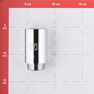 Удлинитель Valtec 60 мм х 1 ВР(г) х 1 НР(ш) хром латунный (VTr.198.C.0660)
