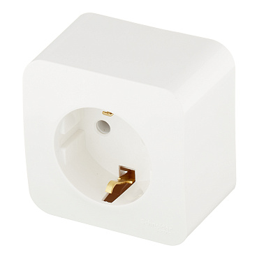 Розетка Systeme Electric Blanca накладная молочная (BLNRA010112)