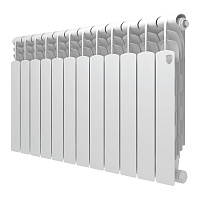 Радиатор биметаллический Royal Thermo Revolution B 500 мм 12 секций 1" боковое подключение белый