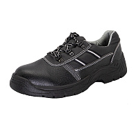 Полуботинки рабочие из искусственной кожи с защитным подноском размер 42 черные Мистраль Аскет (134500)