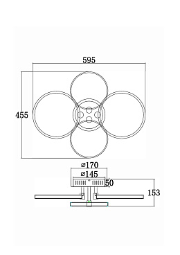 Потолочный светильник Freya FR10018CL-L40W