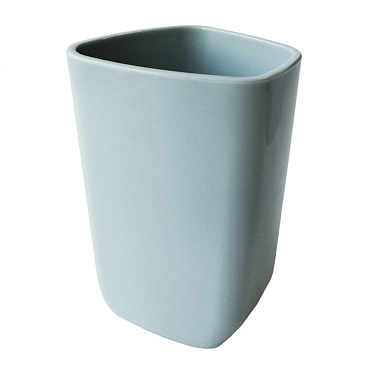 Стакан для ванной Delphinium Mint настольный пластик голубой (106308)