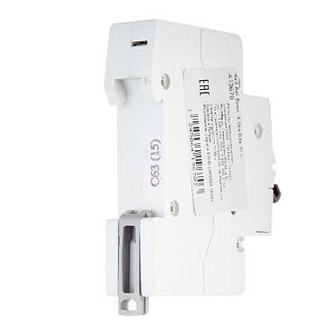 Автоматический выключатель модульный Legrand RX3 1P 63А тип C 4,5 кА 230/400 В (419670)