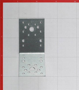 Уголок соединительный для стропильных соединений оцинкованный 90х90х65х2 мм 135°