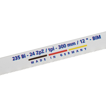 Полотно ножовочное по металлу Wilpu биметаллическое 300 мм 24 зуб/дюйм