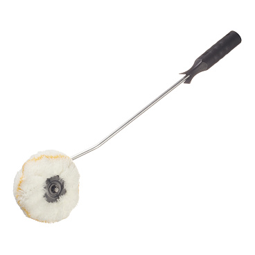 Валик полиамид 50 мм d50 мм ворс 12 мм для водной и алкидной основы с ручкой Hesler