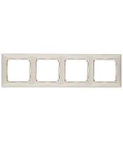 Рамка Legrand Valena четырехместная слоновая кость (695634)