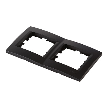 Рамка Lezard Karina двухместная черный бархат (707-4200-147)